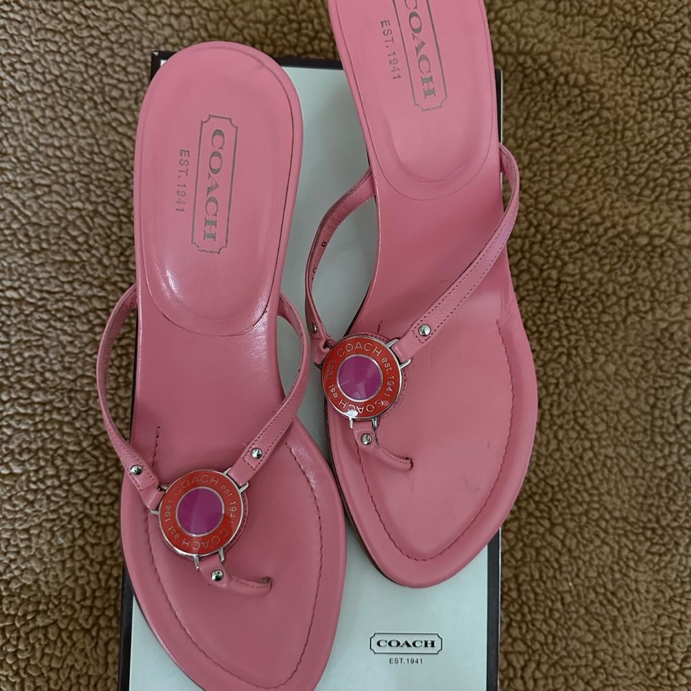 Authentic Coach Sandals Size 10B